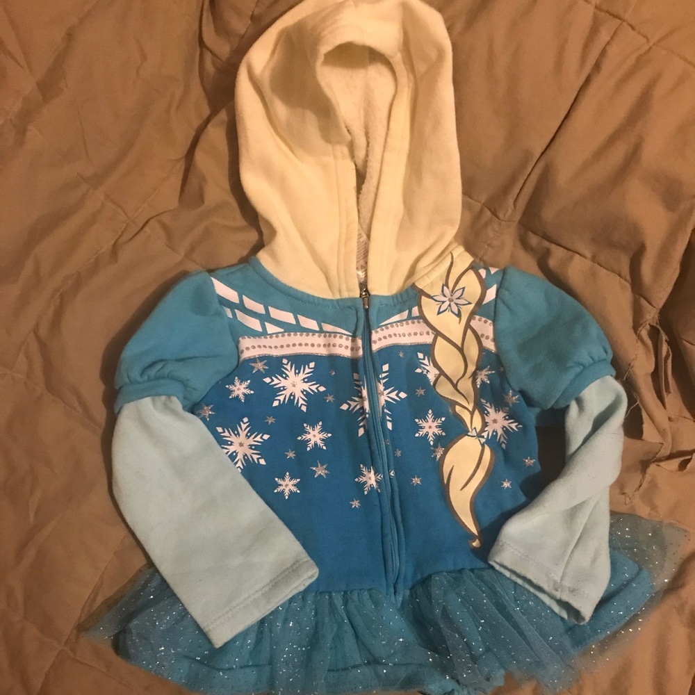 Disney Frozen Elsa Hoodie. SZ 4T